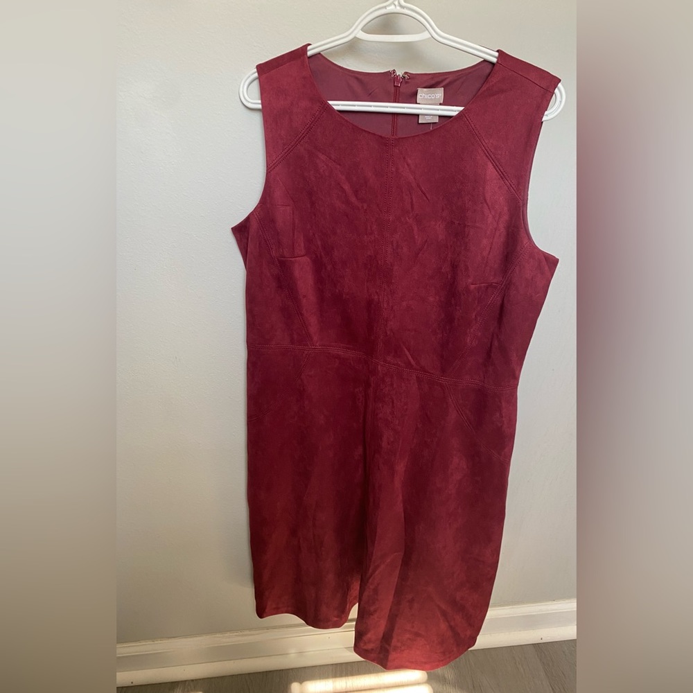 Burgundy Chico's dress size 1.5